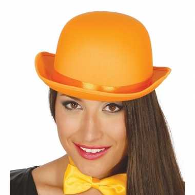 Carnavals luxe bolhoed oranje 10153025