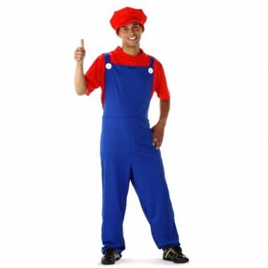 Mario heren verkleedkleding