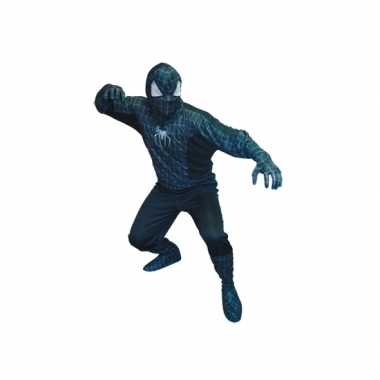 Spiderman zwart look a like verkleedpak heren