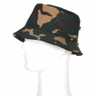 Zonnehoed camouflage print