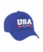 Amerika usa landen pet baseball cap blauw kinderen