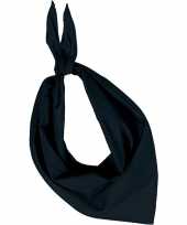 Bandana zakdoek zwart voor volwassenen