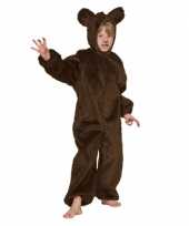 Bruin beren outfit voor kinderen