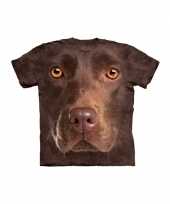 Bruin honden t-shirt labrador