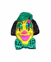 Carnaval clown versiering geel