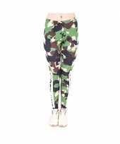 Dames party legging camouflage print