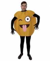 Fun wink emoticon verkleedkleding volwassenen 10078602