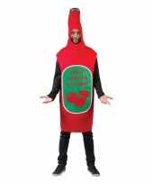 Funny verkleedkleding pak ketchup