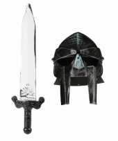 Gladiator helm met zwaard voor volwassenen