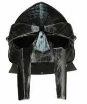 Gladiator helm zwart voor volwassenen