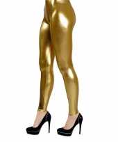 Gouden verkleed legging voor dames