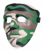 Groen leger gezichtsmasker