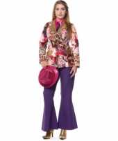 Hippie broek paarse voor dames