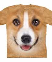 Honden t-shirt welsh corgi pembroke voor volwassenen