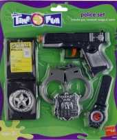 Kinder politie speelgoed set