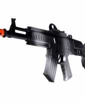 Kinder speelgoed verkleed wapen machinegeweer soldaten leger met geluid 50 cm
