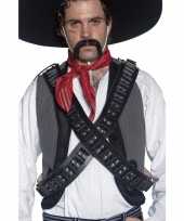 Luxe western cowboy of mexicaan verkleed kogelriem