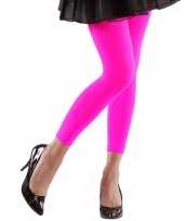 Neon roze legging voor dames