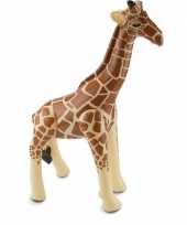 Opblaas giraffe 74 x 65 cm