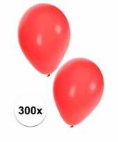 Rode feest ballonnen 300 stuks