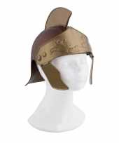 Romeinse helm in het goud