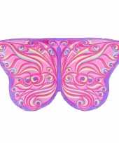 Roze fantasie vlinder vleugels voor kinderen
