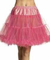 Roze petticoat voor dames 45 cm