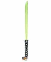 Speelgoed ninja licht zwaard groen 66 cm