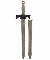 Speelgoed ridder verkleed zwaard zilver 66 cm