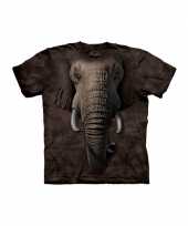 T shirt voor kinderen met de afdruk van een olifant