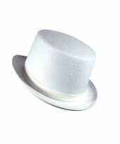 Witte hoed hoog model