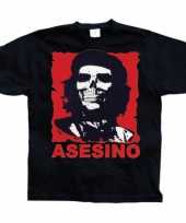 Zwart asesino t-shirt