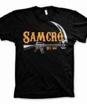 Zwart samcro t-shirt voor heren