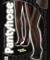 Zwarte glitter panty voor vrouwen